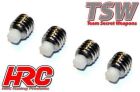 HRC Racing Tuningteil TSW Pro Racing M4 Droop Schraube mit Delrin Spitze 6mm / HRC28101