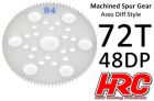 HRC Racing Hauptzahnrad 48DP Low Friction Gefräst Delrin Diff 72Z / HRC74872A