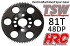 HRC Racing Hauptzahnrad 48DP Low Friction Gefräst Delrin 81Z / HRC74881T