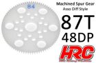 HRC Racing Hauptzahnrad 48DP Low Friction Gefräst Delrin Diff 87Z / HRC74887A