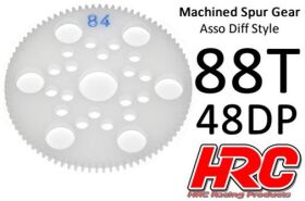 HRC Racing Hauptzahnrad 48DP Low Friction Gefräst...