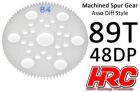 HRC Racing Hauptzahnrad 48DP Low Friction Gefräst Delrin Diff 89Z / HRC74889A