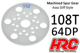 HRC Racing Hauptzahnrad 64DP Low Friction Gefräst...