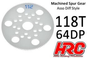 HRC Racing Hauptzahnrad 64DP Low Friction Gefräst...