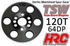 HRC Racing Hauptzahnrad 64DP Low Friction Gefräst Delrin 120Z / HRC764120T