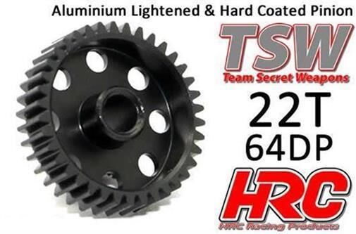 HRC Racing Motorritzel 64DP Aluminium TSW Pro Racing Leicht 22Z / HRC76422AL