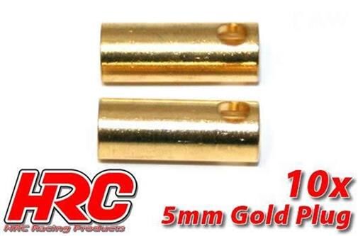 HRC Racing Stecker Gold 5.0mm weibchen (10 Stk.) / HRC9005F