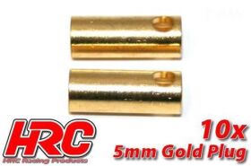 HRC Racing Stecker Gold 5.0mm weibchen (10 Stk.) / HRC9005F