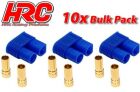 HRC Racing Stecker Gold EC3 weibchen (10 Stk.) / HRC9053B
