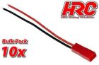 HRC Racing Akku Kabel 22AWG 20cm BEC weibchen Stecker BULK 10 Stk. / HRC9277FB