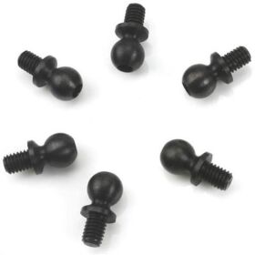Team Magic Ersatzteil E4 Kugelkopf 5x4mm Schwarz (6 Stk.)...