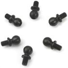 Team Magic Ersatzteil E4 Kugelkopf 5x4mm Schwarz (6 Stk.) / TM503117BK
