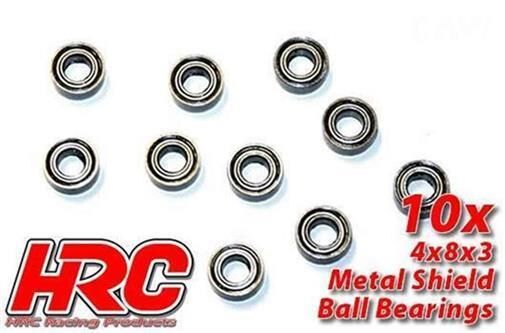 HRC Racing Kugellager metrisch 4x 8x3mm (10 Stk.) / HRC1208