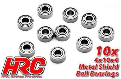HRC Racing Kugellager metrisch 4x10x4mm (10 Stk.) / HRC1222