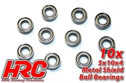 HRC Racing Kugellager metrisch 5x10x4mm (10 Stk.) / HRC1228