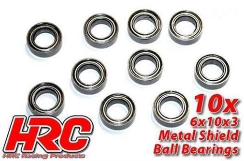 HRC Racing Kugellager metrisch 6x10x3mm (10 Stk.) / HRC1236