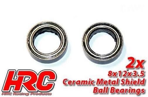HRC Racing Kugellager metrisch 8x12x3.5mm TSW Pro Racing Keramik (2 Stk.) / HRC1248CA