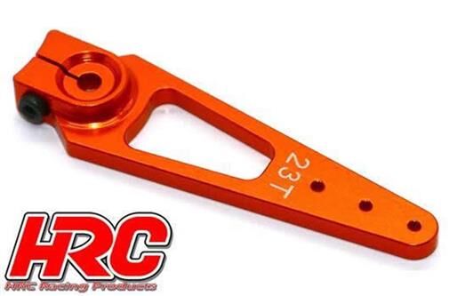 HRC Racing Servohebel Speziel Flugzeug Aluminium Clamp Typ 56mm Lang einarmig 23Z (Sanwa / Ko Propo / JR) / HRC41251-56