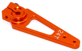 HRC Racing Servohebel Speziel Flugzeug Aluminium Clamp Typ 50mm Lang einarmig 24Z (Hitec) / HRC41252-50