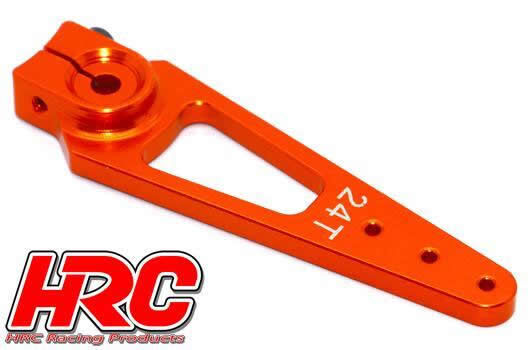 HRC Racing Servohebel Speziel Flugzeug Aluminium Clamp Typ 56mm Lang einarmig 24Z (Hitec) / HRC41252-56