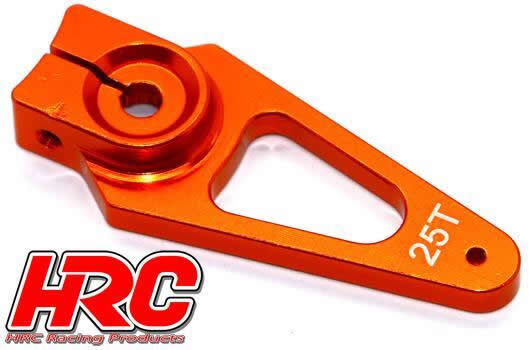 HRC Racing Servohebel Speziel Flugzeug Aluminium Clamp Typ 40mm Lang einarmig 25Z (Futaba / Sävox / Power HD / Orion) / HRC41253-40