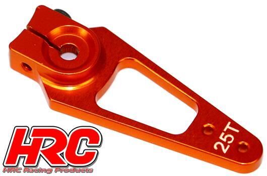 HRC Racing Servohebel Speziel Flugzeug Aluminium Clamp Typ 45mm Lang einarmig 25Z (Futaba / Sävox / Power HD / Orion) / HRC41253-45