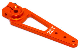 HRC Racing Servohebel Speziel Flugzeug Aluminium Clamp Typ 56mm Lang einarmig 25Z (Futaba / Sävox / Power HD / Orion) / HRC41253-56