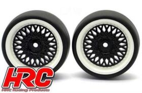 HRC Racing Reifen 1/10 Drift montiert CLS Schwarz/Weiss...