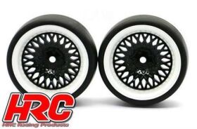 HRC Racing Reifen 1/10 Drift montiert CLS Schwarz/Weiss...