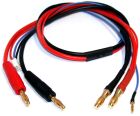 HRC Racing Ladekabel 4mm Bullet zu 5mm & JST Balancer Stecker für Hardcase Akku 50cm Gold / HRC9159