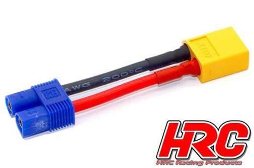 HRC Racing Adapter Kompakte Version TRX Stecker zu EC3 Akku Stecker