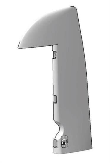 Multiplex Ersatzteil Seitenruder FUNRAY gebaut (ohne Dekor) / 1-00122