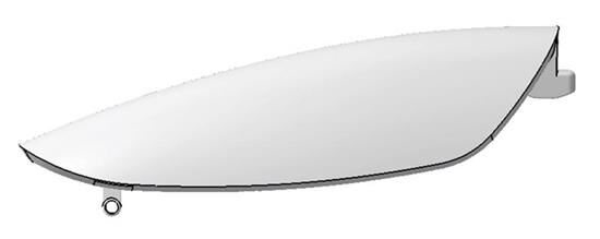 Multiplex Ersatzteil Kabinenhaube FUNRAY mit Verschluss / 1-00123