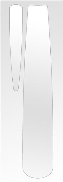 Multiplex / Hitec RC Landekufen Folie transparent (v. und h.)FUNRAY / 1-00371