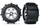 TRAXXAS Paddle-Reifen auf Felge Geode chrome 17mm Aufnahme TSM rated 4WD v/h / 2WD hinten / TRX5672