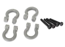 TRAXXAS Bumper D-Rings, grey (v/h) 2.0x12 CS (4) TRAXXAS...