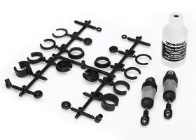 TRAXXAS Ultra-Dämpfer grau kurz +Vorspann-Clips (2)...