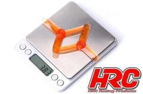 HRC Racing FPV Racing Propeller 3-blades PC Material 3030 Type ID M5 / 7mm Hub 1x CW + 1x CCW Clear Yellow / HRC34Y3030CY