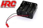 HRC Racing Batteriehalterung AA 8 Zellen Square mit BEC Stecker / HRC9271F