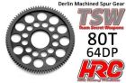 HRC Racing Hauptzahnrad 64DP Low Friction Gefräst Delrin Ultra Light 80Z / HRC76480LW