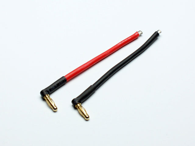 PICHLER Adapterkabel abgewinkelt / 4mm Gold / C5280