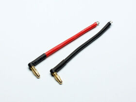 PICHLER Adapterkabel abgewinkelt / 4mm Gold / C5280