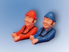 Extron Pilotenpuppe Charly 110mm (blau) / X3249-B