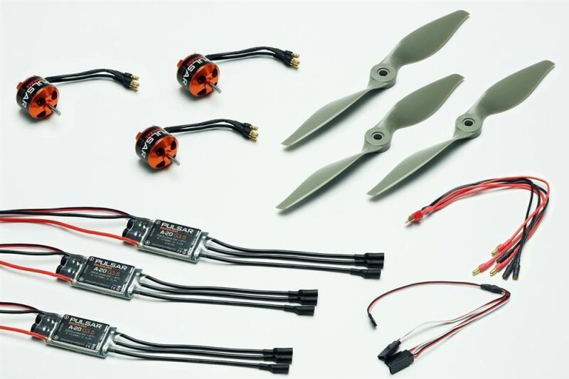 PICHLER Antriebsset 3-mot. für Junkers JU 52 / C6912