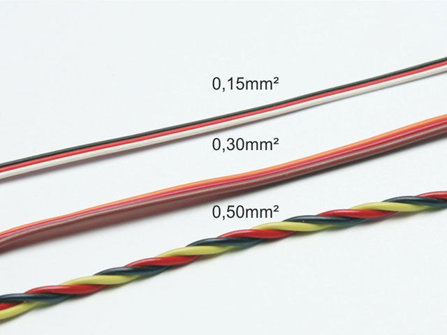 PICHLER Servokabel 0,15mm Hitec Type (VE=5m) / C5738