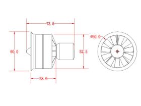 PICHLER Impellereinheit 50 mm / 4500 KV / C9781