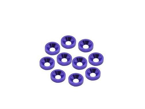 ARROWMAX Alu M3 Countersink Washer-Blue (10) / AM020031