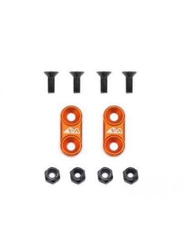 ARROWMAX 1/10th On-Road Alu Wing Mounts (Black) / AM030104