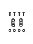 ARROWMAX 1/10th On-Road Alu Wing Mounts (Gray) / AM030105