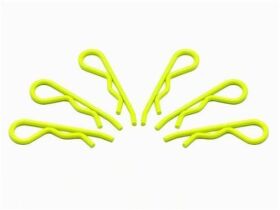 ARROWMAX body clip 1/8 - fluorescent yellow (6) / AM103118